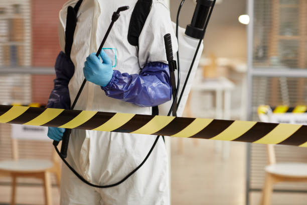 Professional Infectious Disease Decontamination technician working in Oakville, CT